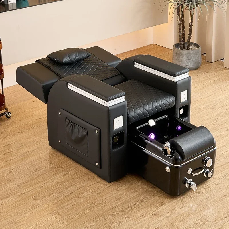 

Professional Multifunctional Pedicure Spa Chair – Integrated Feet Beautician Care & Barber Styling Chair (Commercial Grade)