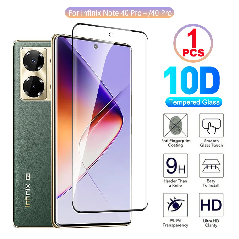 For Infinix Note 40 Pro 40Pro＋ 5G 4G Tempered film For Infinix Note 40 ProPlus 40Pro Note40Pro＋Screen protector Protective Glass