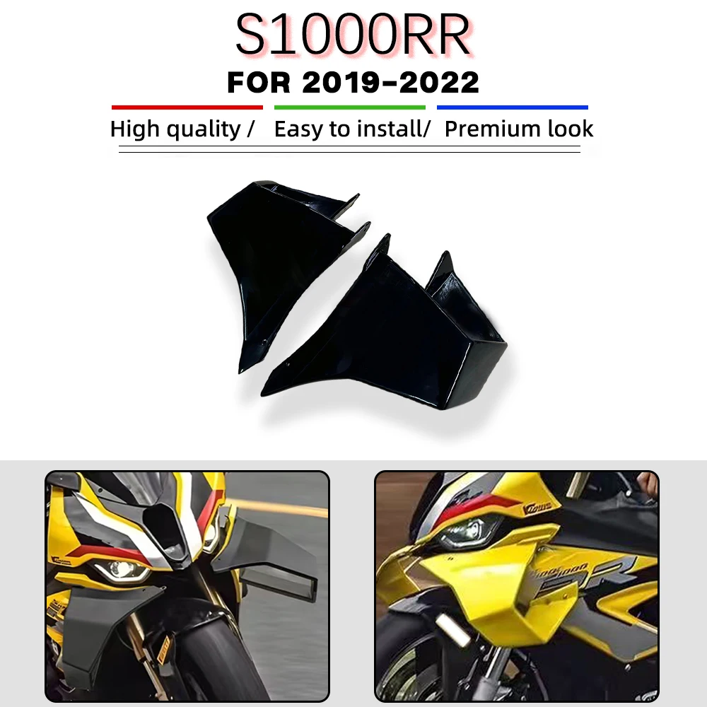 

For BMW S1000RR 2019 2020 2021 2022 Motorcycles Fairing Side Winglet Aerodynamic Wing Kit Spoilers