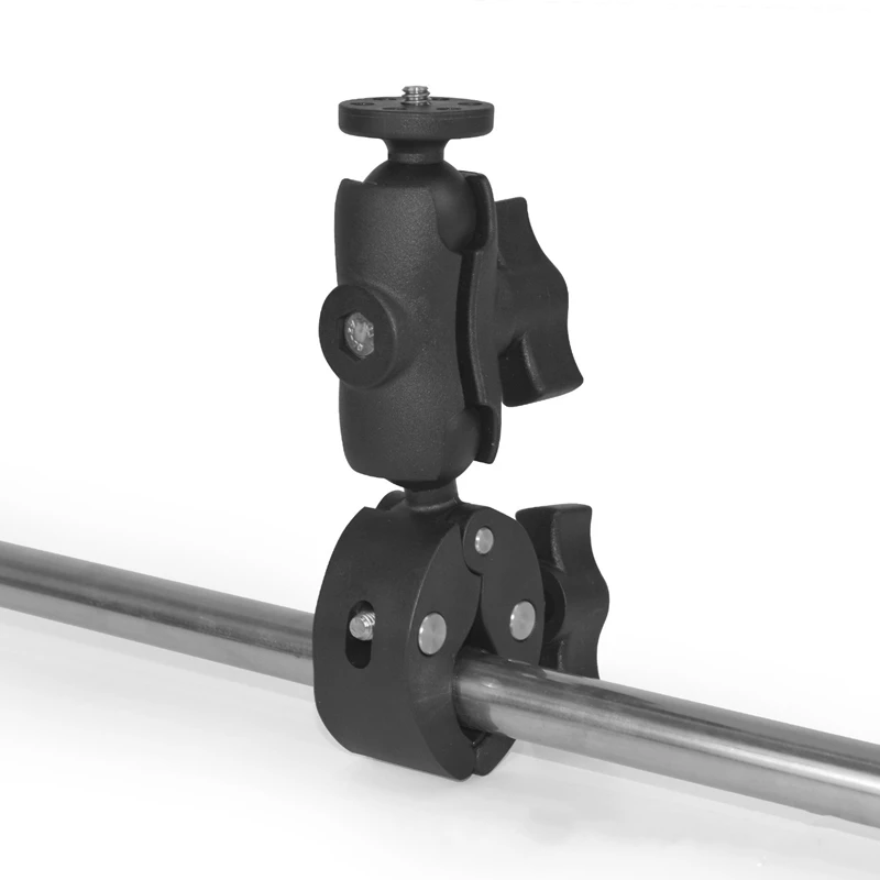 RISE-Motorcycle Handlebar Holder Rear Mirror Camera Mount Rotate 360 Degrees Clip For Gopro 8 9