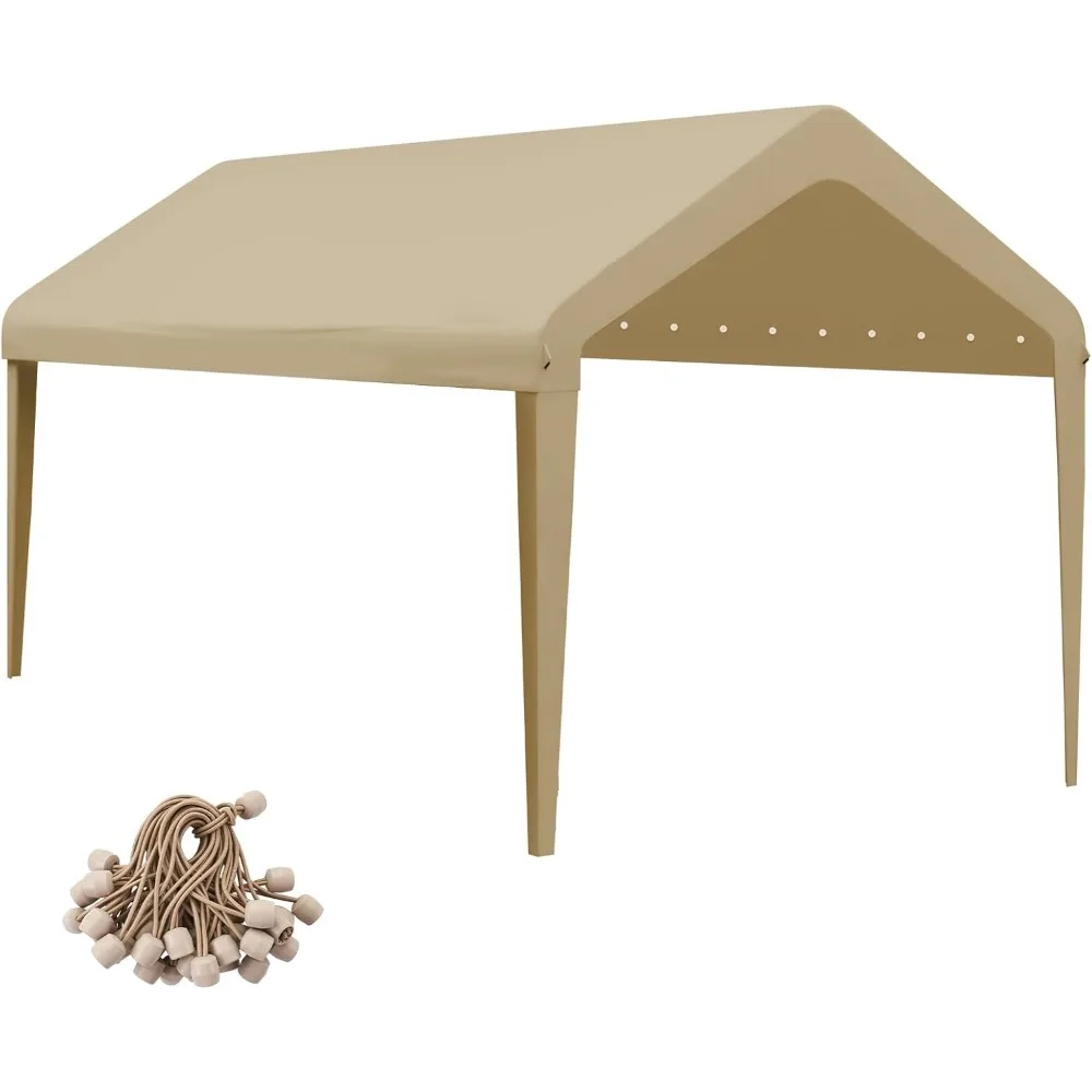 

10x20 Canopy Replacement Cover, Carport Replacement Canopy Top Cover for 10' x 20' Frame, 800D Heavy Duty Waterproof & UV Protec