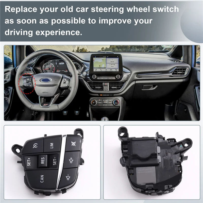 لفورد فييستا التركيز مفتاح التحكم في التوجيه-الجانب الأيسر أرقام الجزء H1BT9E740AB H1BT-9E740-AB H1BZ9C888D 2127976