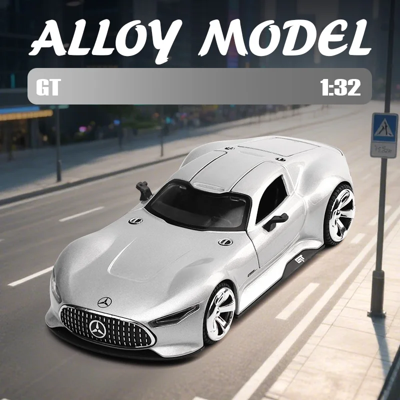 

1:32 simulation Mercedes AMG VISION GT alloy luxury sports car model doors on both sides that can be opened,good quality