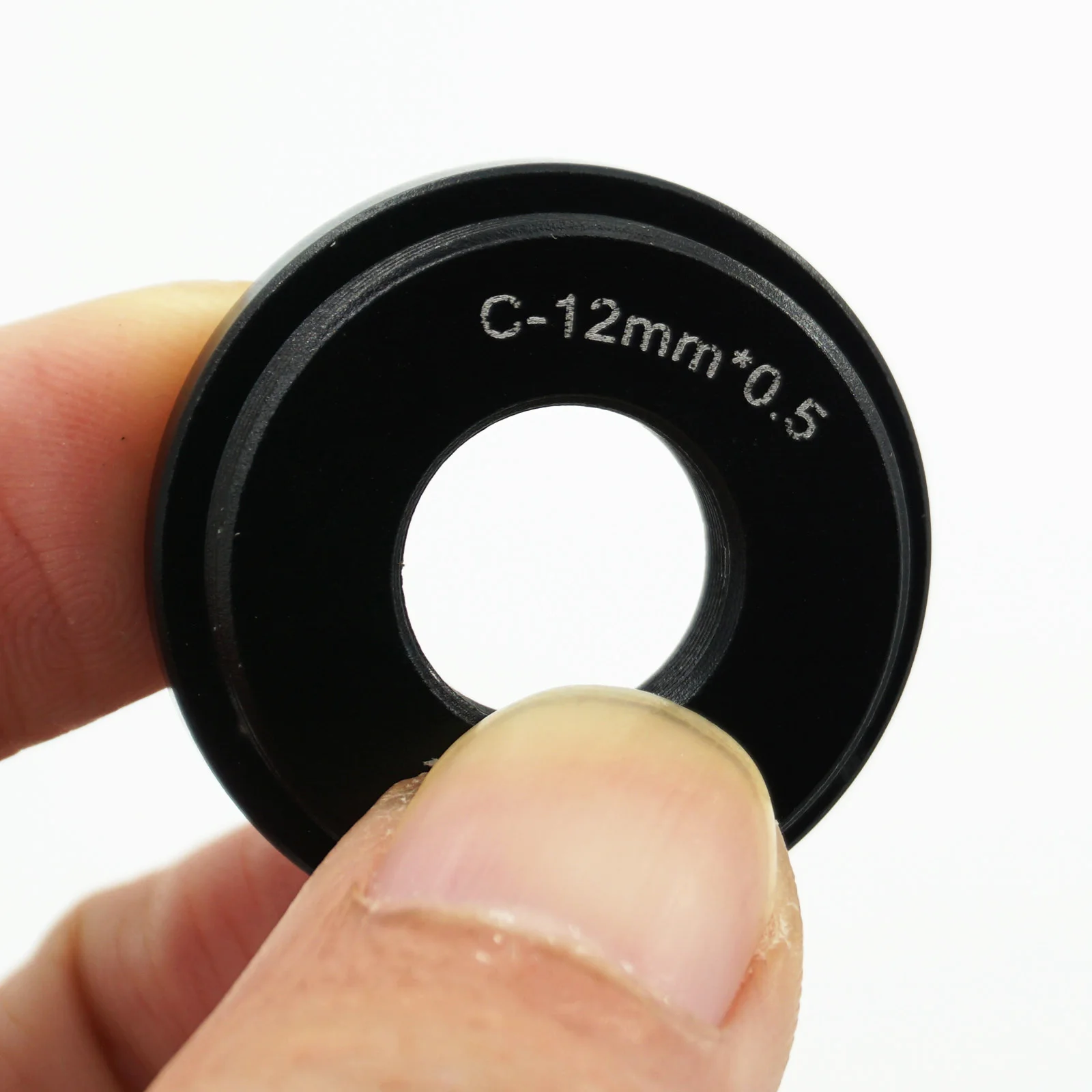 C-M12 الخارجي 25.4 C جبل إلى الداخلية 12 مللي متر X0.5 المسمار المجهر الهدف محول