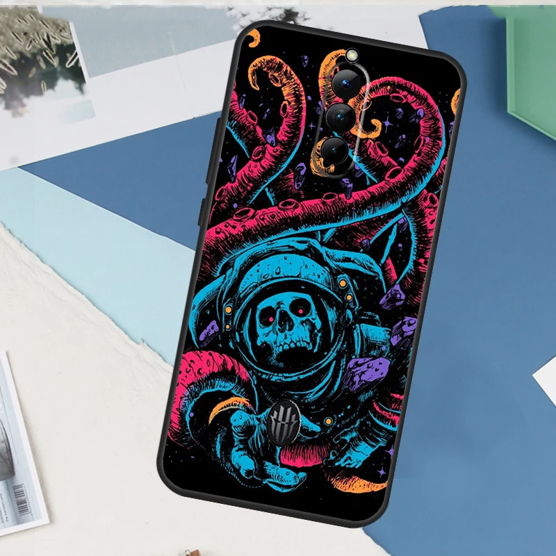 Horror Skull Gothic Case For ZTE Nubia Red Magic 8 9 8S 9S 10S Pro Plus 10 Air 6 7 7S RedMagic 11 Pro Plus Cover - view 2