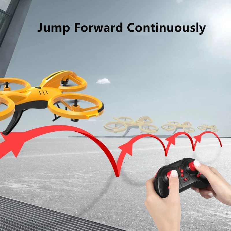 New Four Axis Handheld Remote Control Drone Stunt Roll Throw Flight Jump Automatic Surrounding Flight LED Remote Control Quadcop