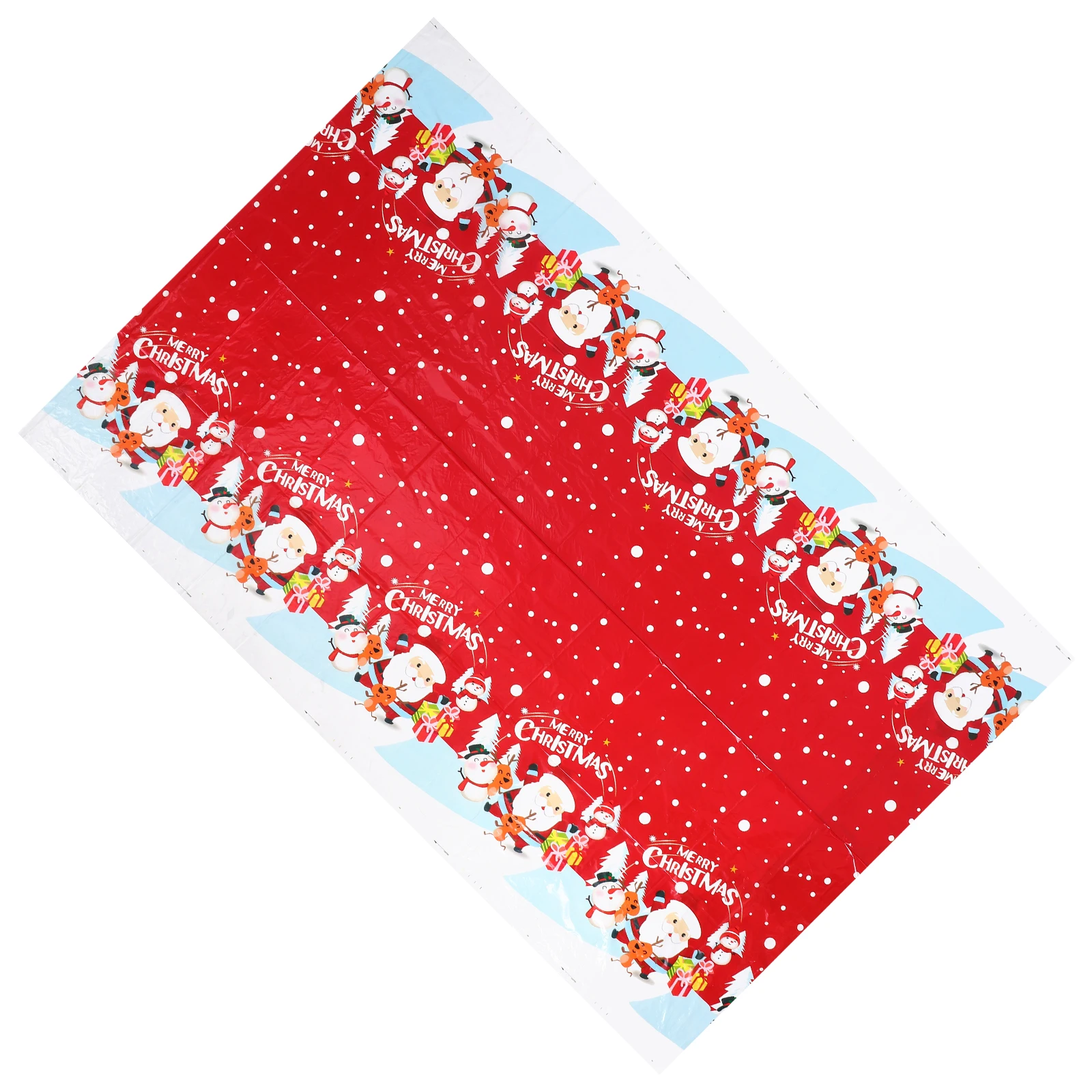 

Christmas Tablecloth Dinning Cover Spiral Holiday Cloths Plastic or Festival Festive Decorative Dinner