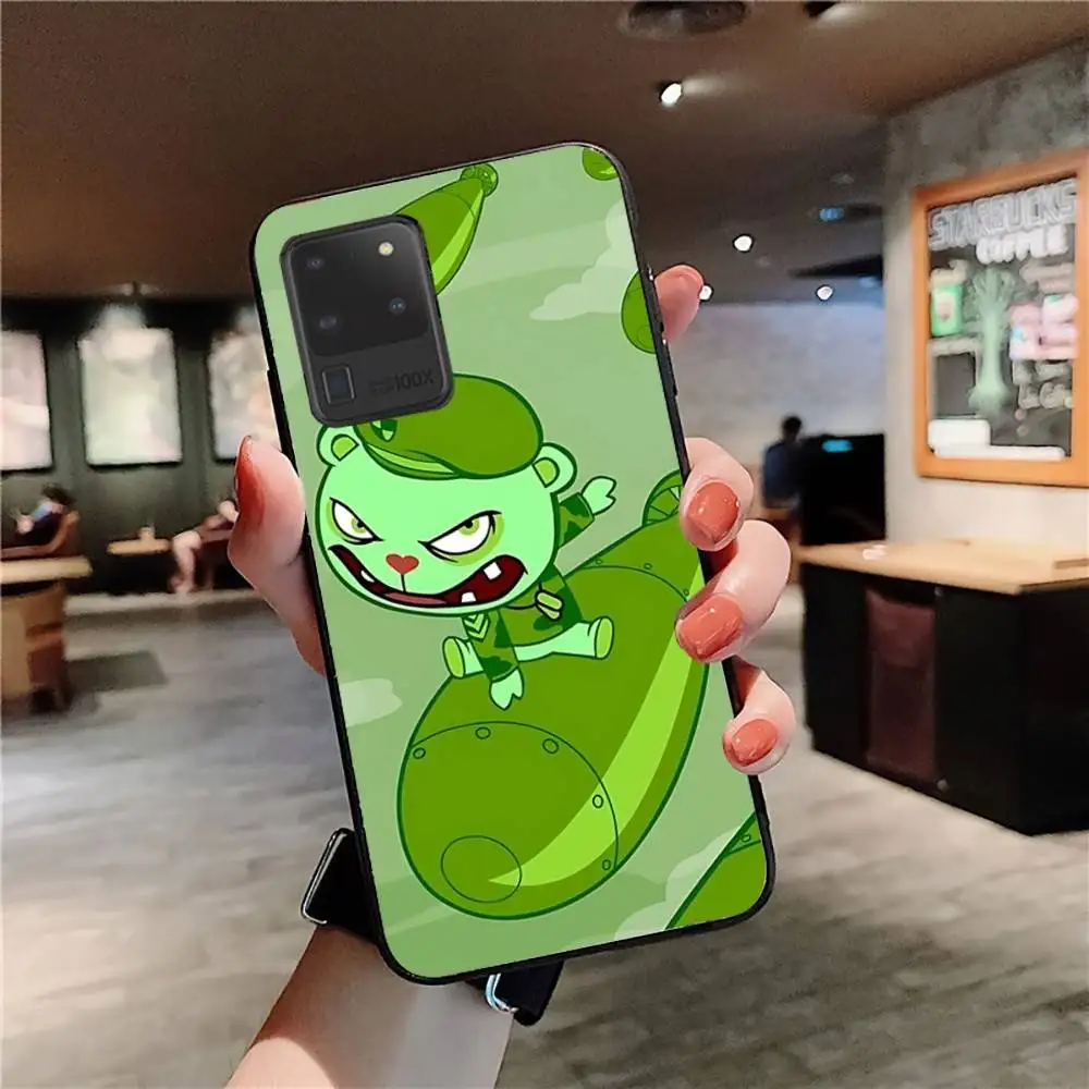 H-Happy Tree Friends Telefoonhoesje voor Samsung S24Fe 25 Ultra Plus 20 Lite 21 30 22 23 24 22 Ultra 5G Fundas