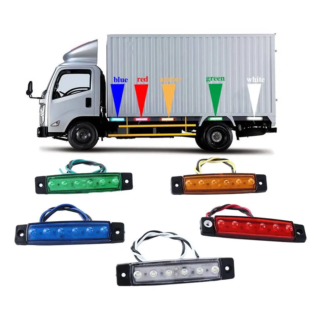 Car Trailer Side Marker Indicator Lamp Truck Led Under Glow Lights Underglow Neon Lights Pod LED Lights Car Decoration Lights