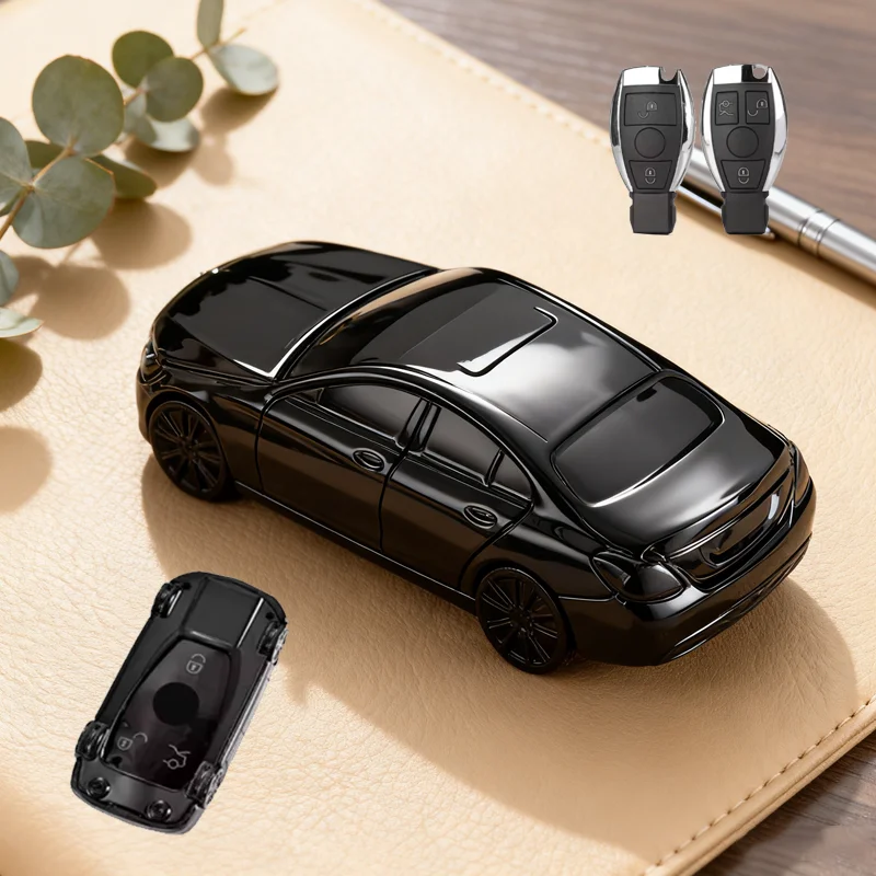 

Car Styling for Mercedes Benz A B C E Class GLS GLA GLK GLC CLS CLA AMG W204 W205 W212 W463 W176 Car Key Case Cover Holder Fob