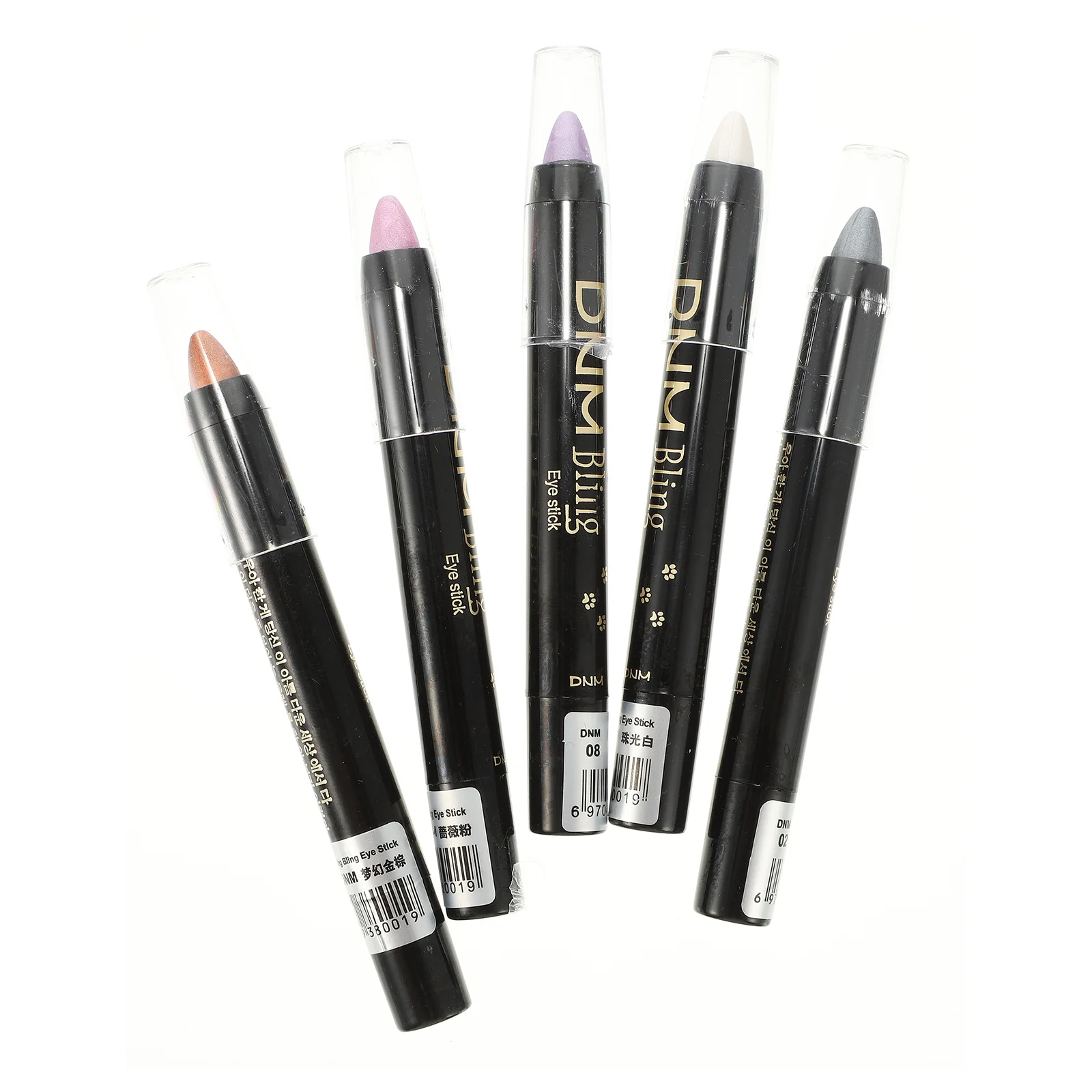 5 ชิ้นอายแชโดว์แบบปากกาติดทนนานกลิตเตอร์ชิมเมอร์สีสันสดใสน้ำหนักเบาสวมใส่สบายของขวัญในอุดมคติสำหรับผู้หญิงและ