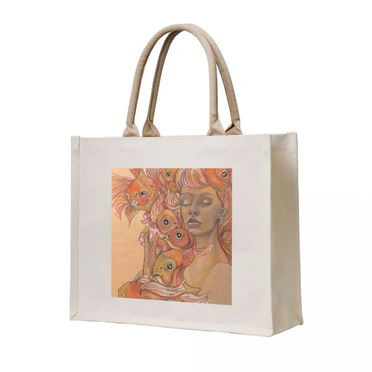 

Nereid; The Black Goddess Series Tote Bag Woman shopper bag women bag Candy bags
