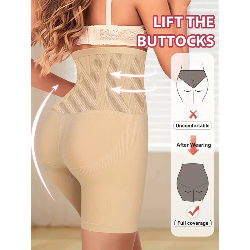 1pcs High Waist Tummy Contouring Seamless Panties Seamless Panties Women's Panties Four Corner Panties Flat Panties Comfortable