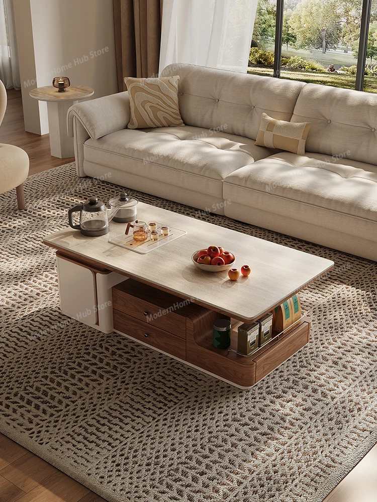 Living room coffee table household modern simple tea making integrated high-end atmospheric high table