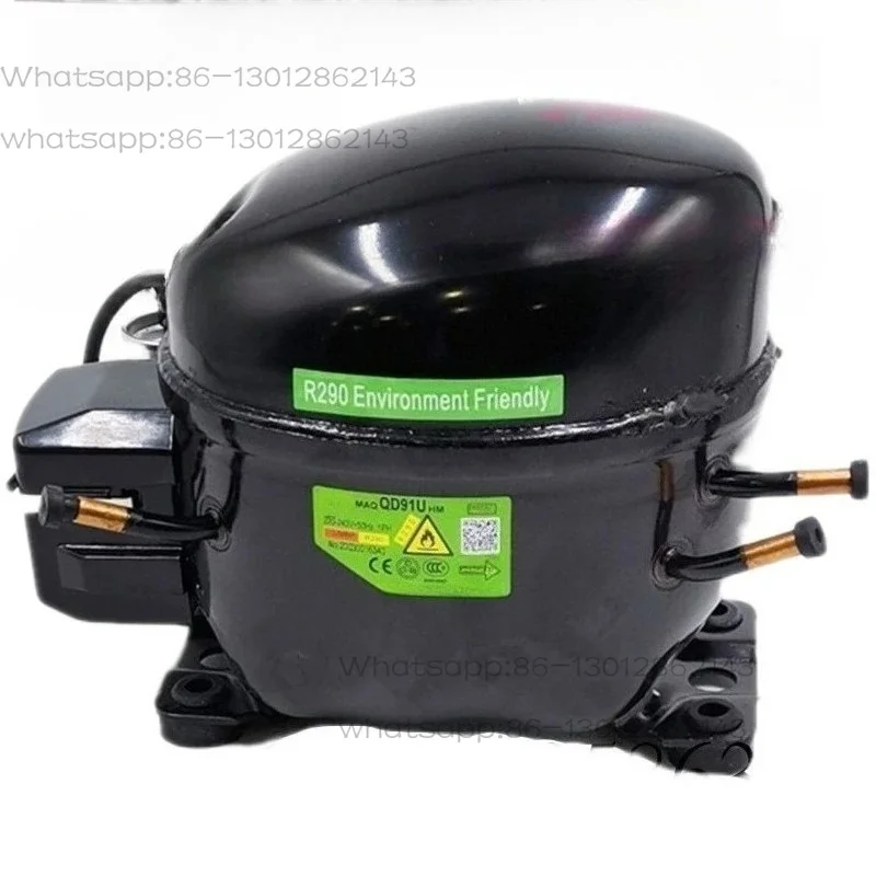 QD91U Refrigeration Compressor, R290 Environment Friendly Fridge Compressor, Brand New Original
