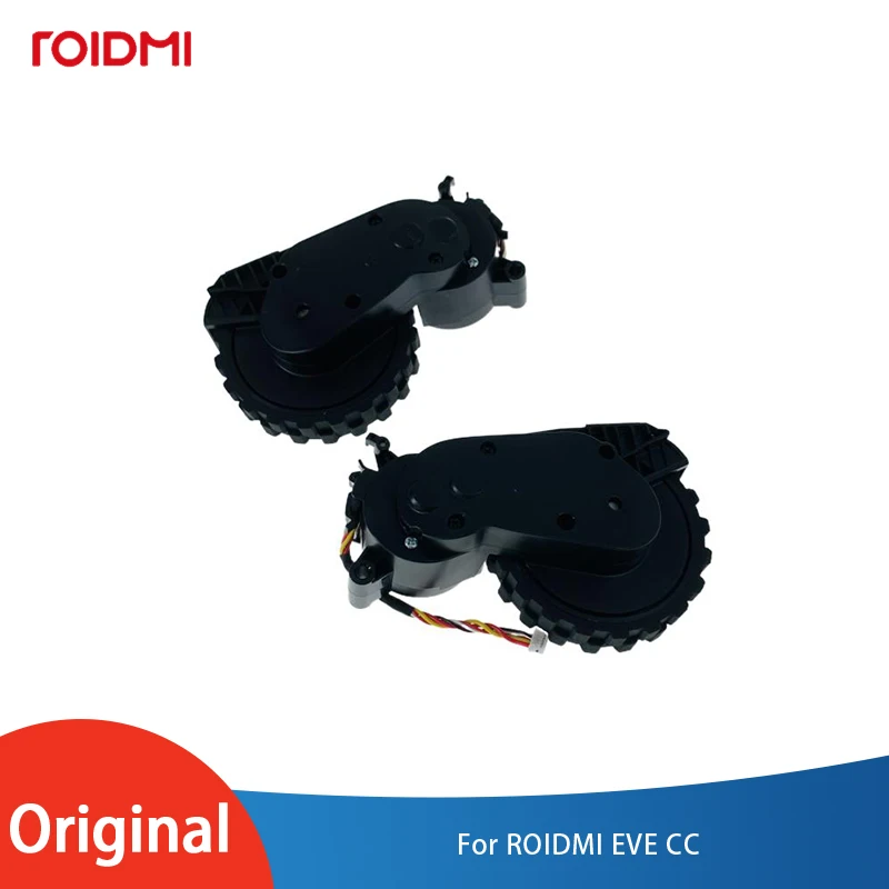 original-accessories-left-and-right-wheel-antiskid-black-color-wheels-spare-parts-for-roidmi-eve-cc-vacuum-cleaner