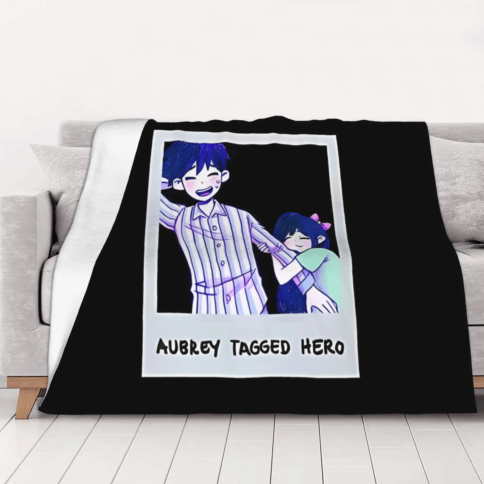 1PC home Cutecore Classic Omori Blanket Super Cosy Plush Home Living Room Sofa halloween