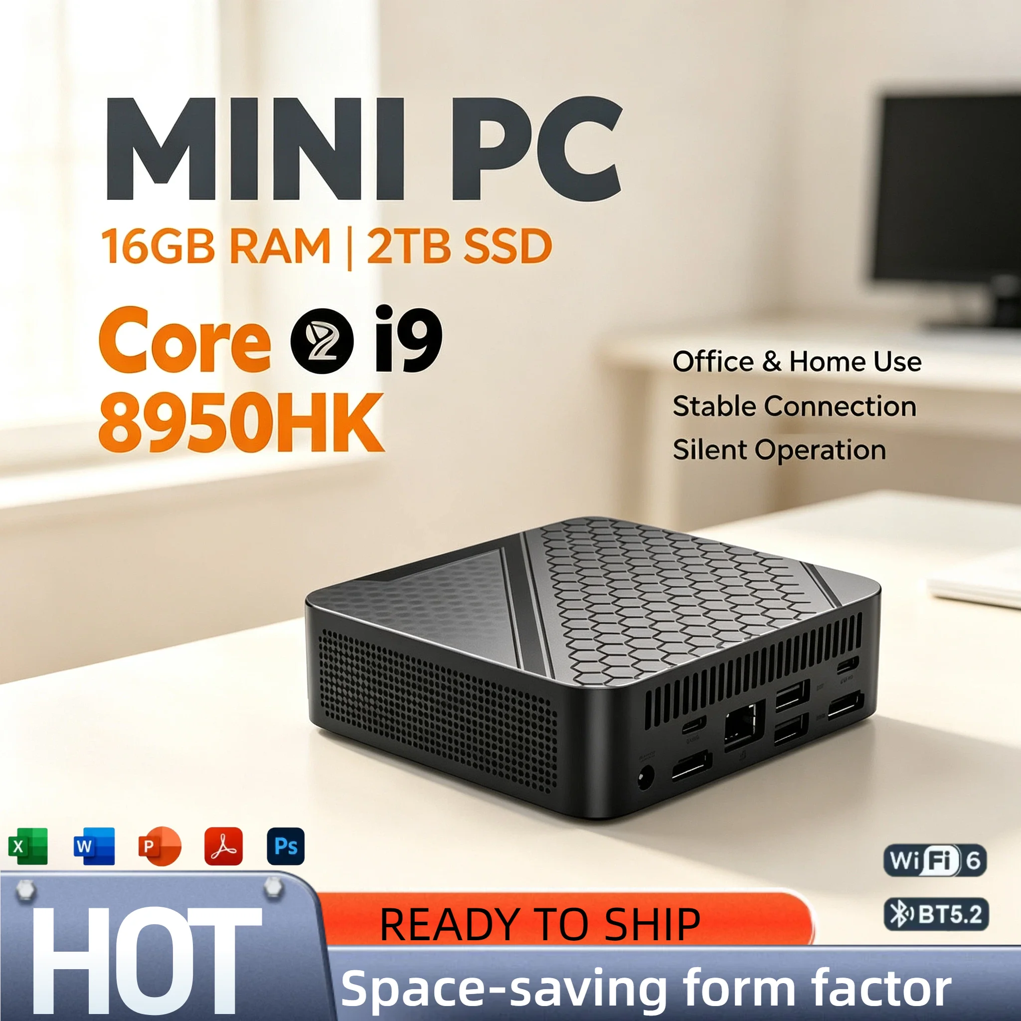 2026-intel-i9-8950hk-portable-mini-pc-16gb-ddr4-m2-nvme-ssd-triple-4k-wifi6-silent-cooling-office-home-desktop-pro