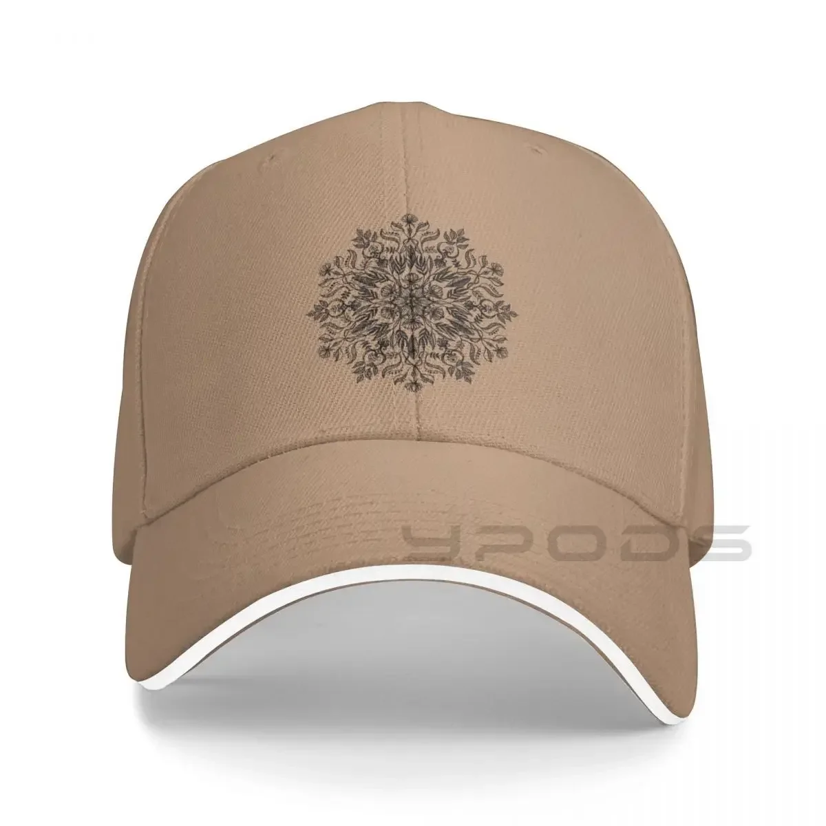 Casquette de Baseball avec Mandala monochrome, chapeau seau, icône, pour hommes et femmes, nouvelle collection 2026