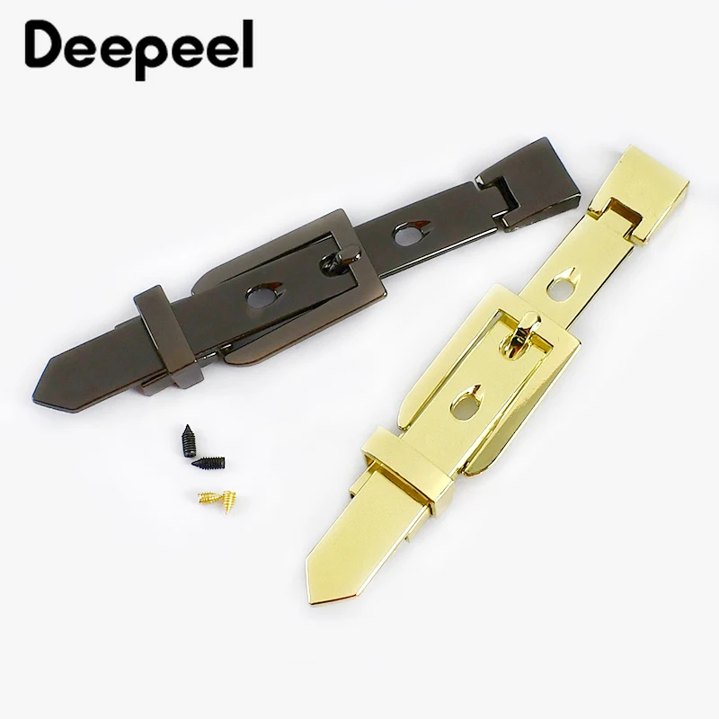 2/5Pcs 117mm Deepeel Metal Bag Belt Pin Buckle Handbag Decoration Clothing Adjustable Buckles DIY Sewing Hardware Accessories