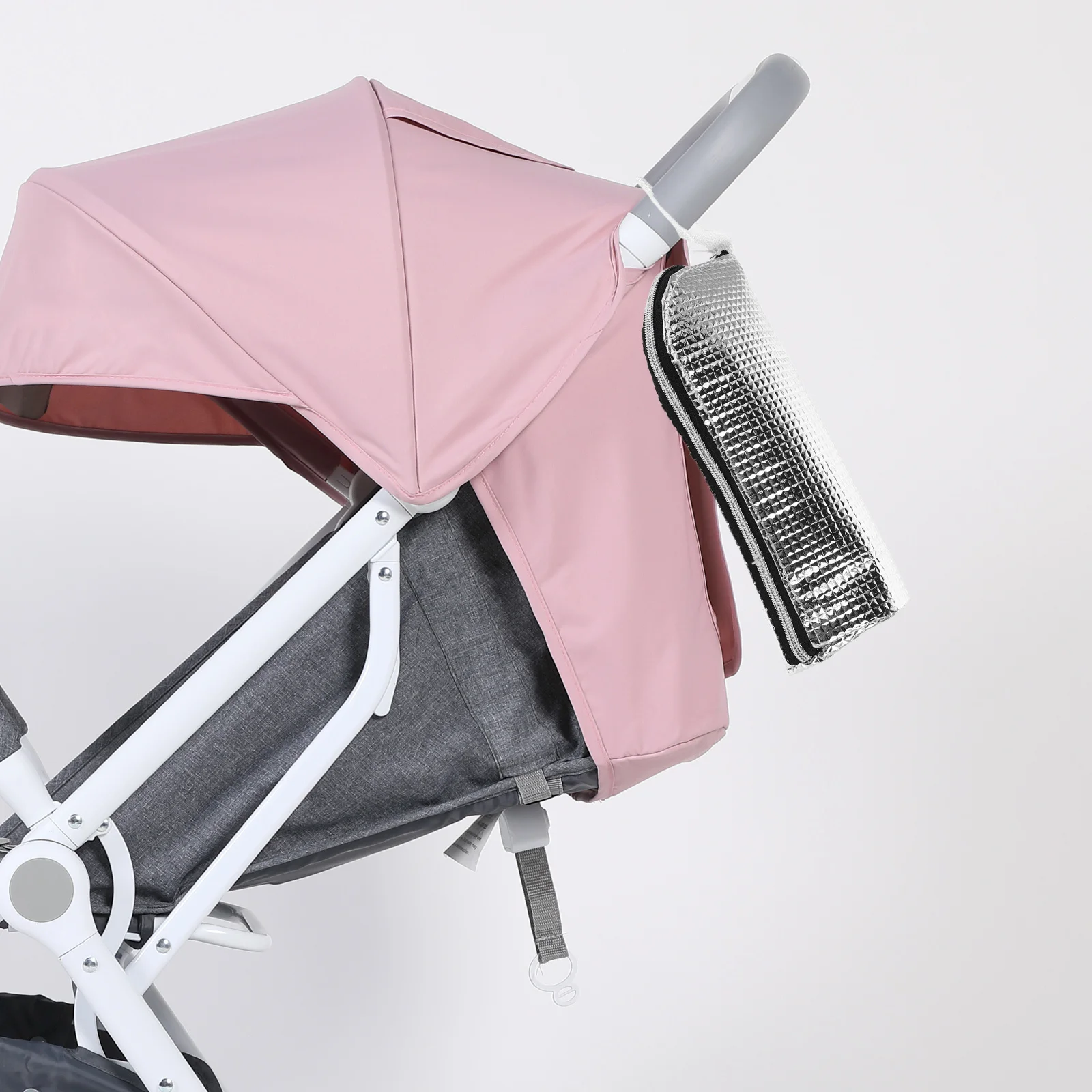 

2 шт. изолированная сумка для детских бутылочек, термопереноска из алюминиевой фольги для коляски, герметичная портативная дорожная подогреватель бутылочек для хранения