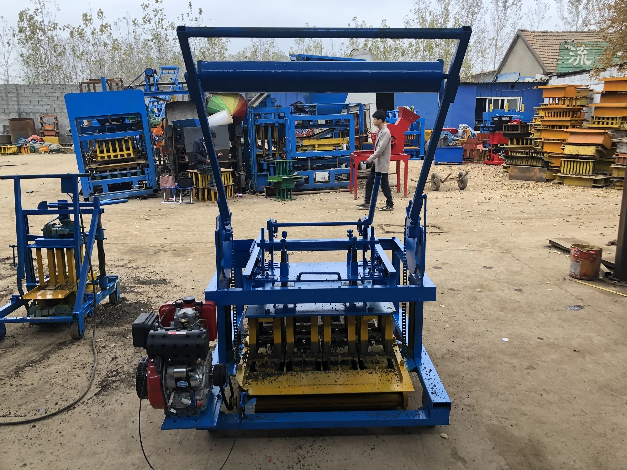 QTM4-40 Concrete Brick Laying  - đánh giá và giá Soap Making Machine