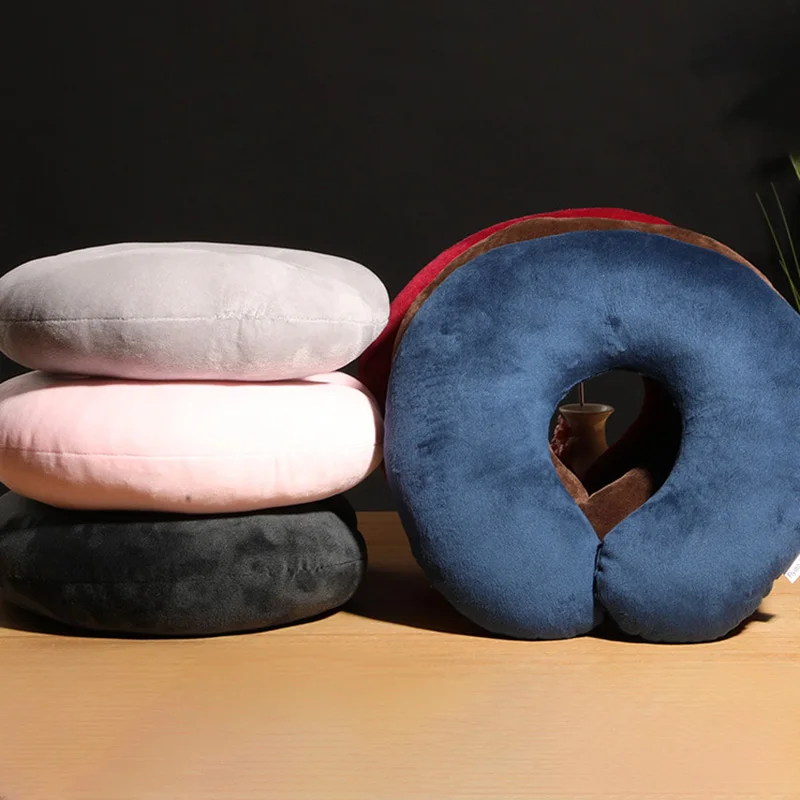 U-shaped Pillow Slow Rebound Neck Pillow Convenient For Carrying Office Lunch Break U-shaped Pillow Memory Cotton 2024 New