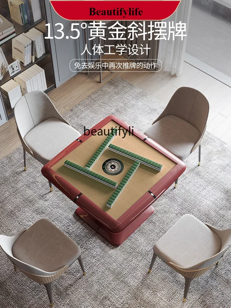 

G1218 Fully automatic T580 roller coaster inclined mahjong table electric chess and card folding automatic mahjong machine