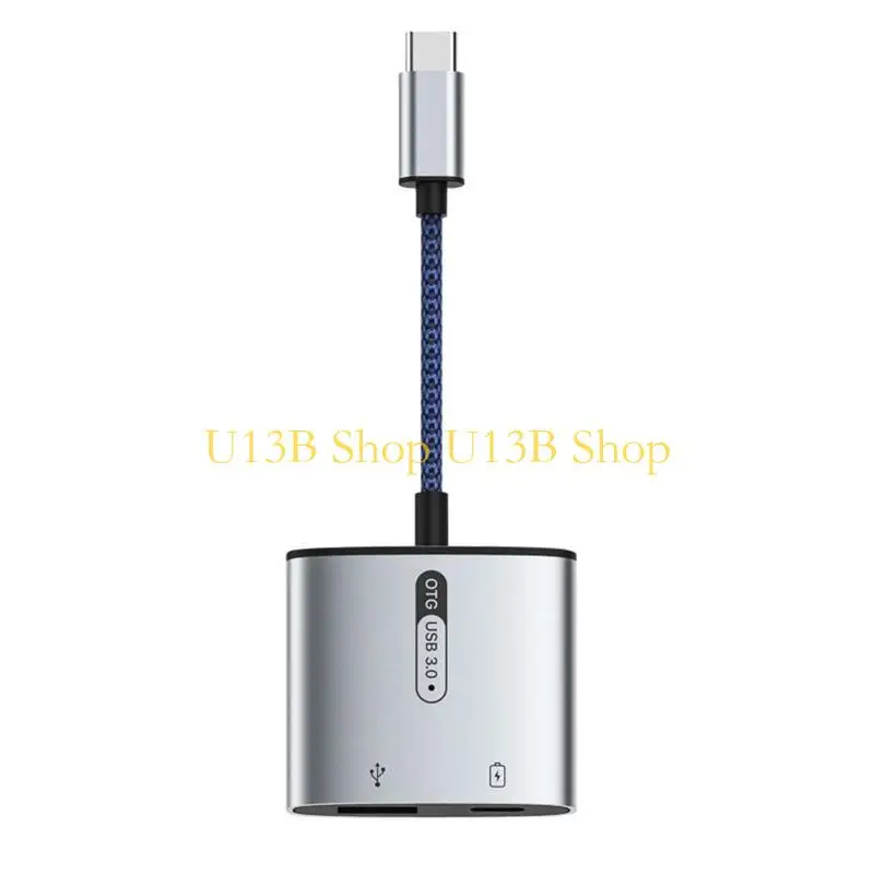 U13B متعددة الأغراض 2 في 1 النوع C Cable Cable Host Flight USB3. 0 كابل محول