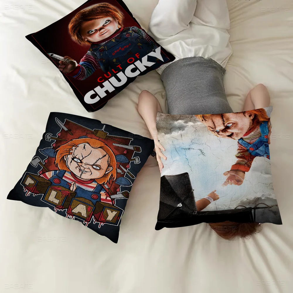 

B-bride Of C-chucky Personalized Pillow Cover Kids Bedroom Wild Party Decor Pillowcase Kid Birthday Shower Gift