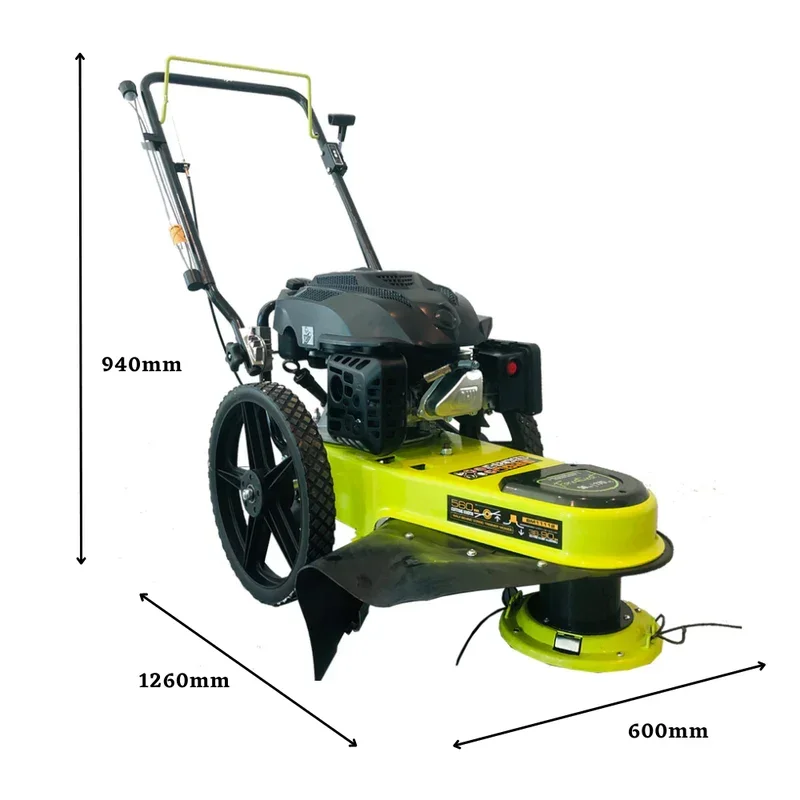 Gas String Trimmer Petrol Lawn Mower Machine With Strong String Trimmer Line