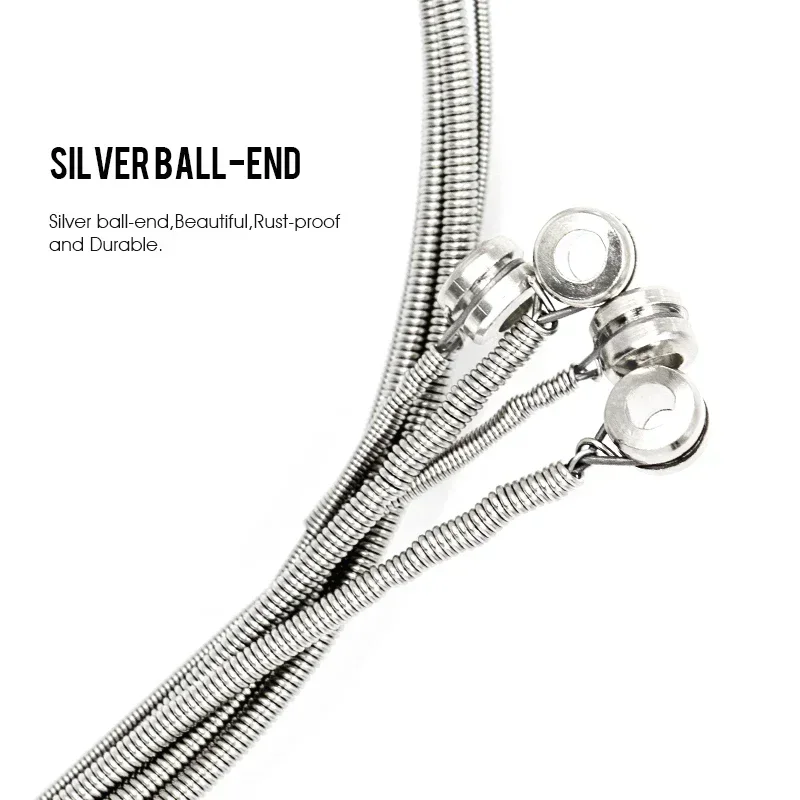 Orphee Bass Strings QB Series Normal Light Nickel Alloy Hexagonal Core Nano Coated Professional Strings Electric Bass Part