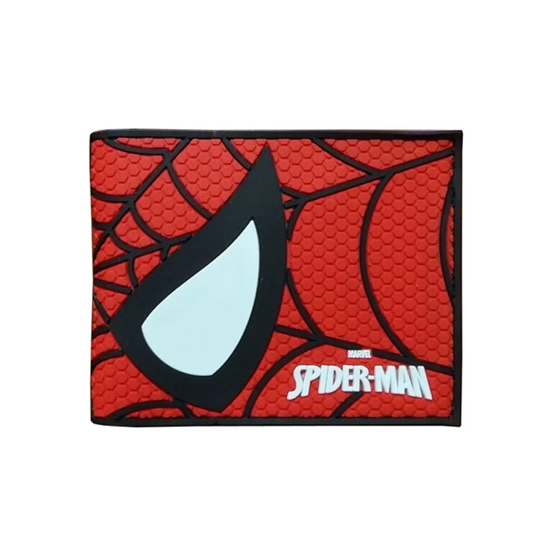 Cartoon Anime Spiderman Wallet PVC Short Purse with Coin Pocket Wholesale