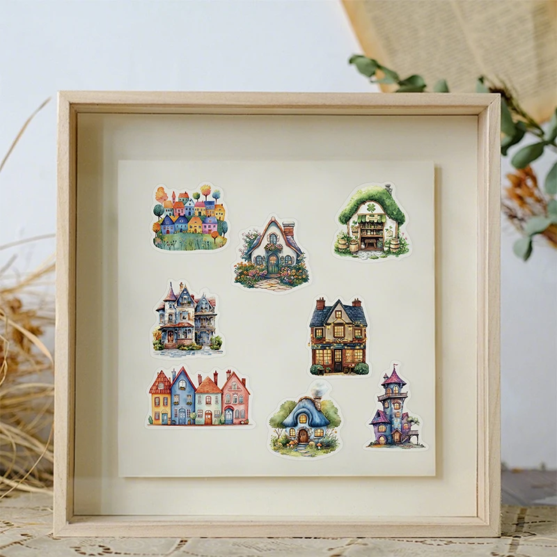 50 قطعة الكرتون خرافة منزل ملصقات DIY بها بنفسك جماليات الإبداعية ملصق زجاجة ماء الأمتعة المحمول الغيتار مذكرات الديكور الشارات