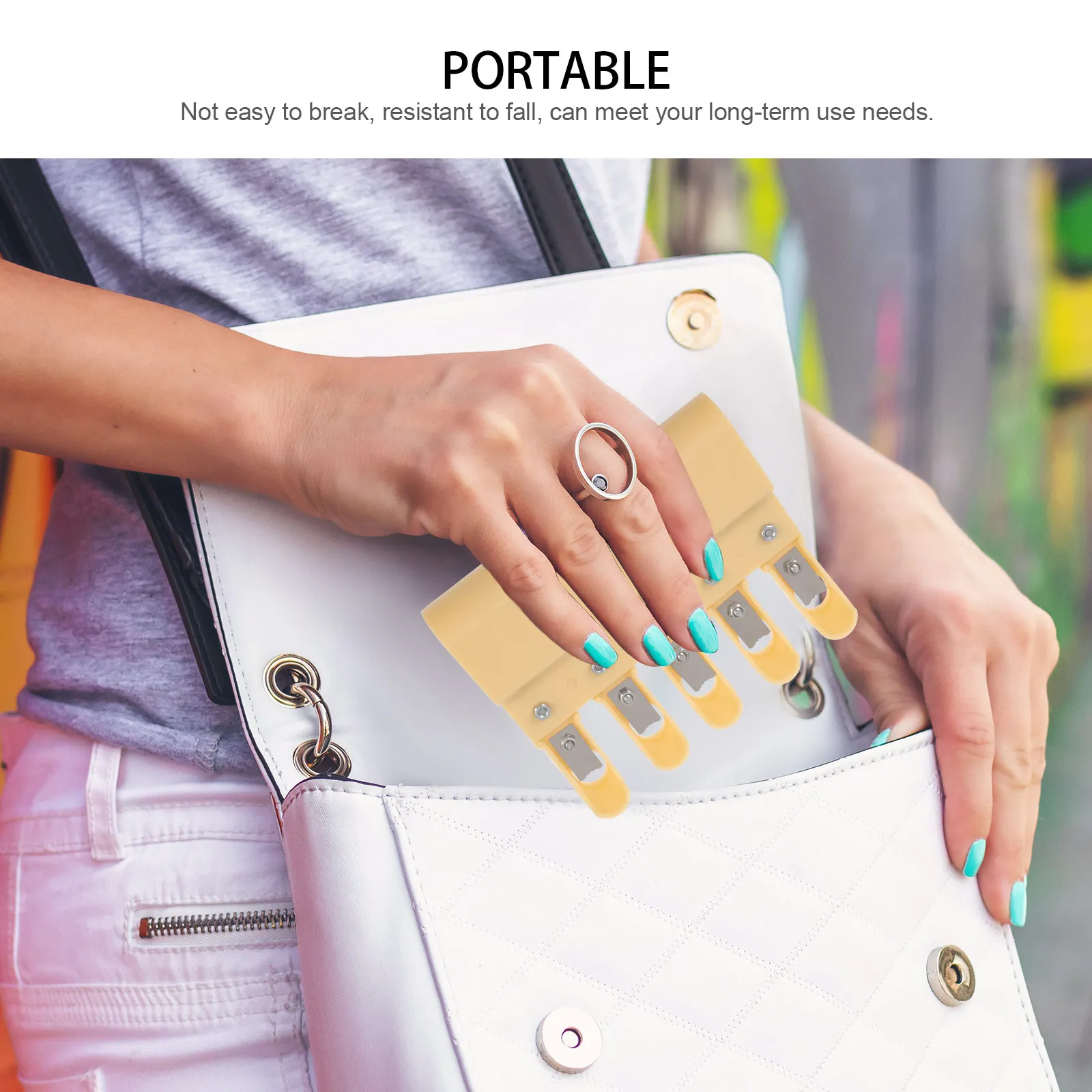 

1pc Plastic Staff Scribe Wear-Resistant Portable Drawing Accessory For Music Teachers Blackboard Painting Tool Yellow Practical