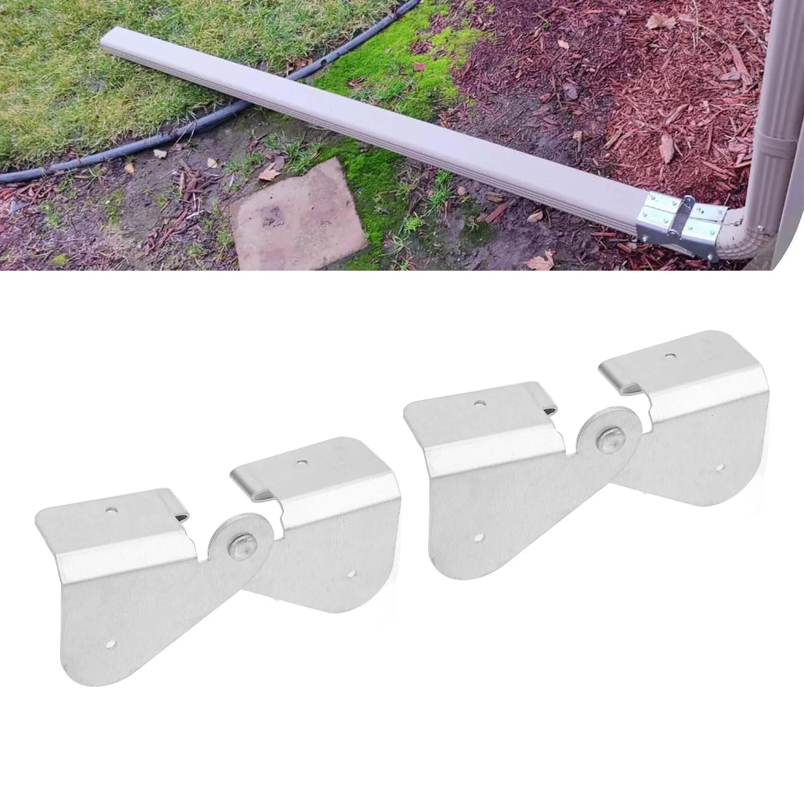 

Downspout Hinge Aluminum Easy To Install Gutter Extension Flip Up Hinges For Rectangle Square Downspout