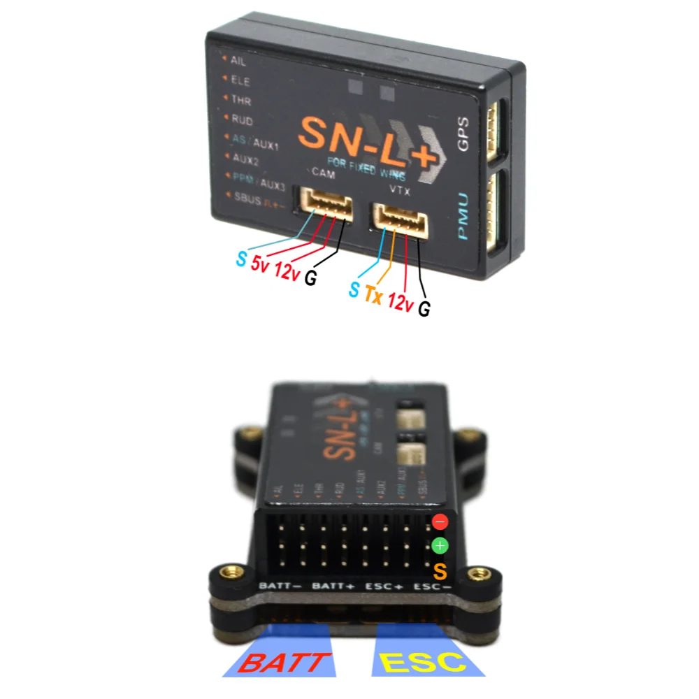 2022 New LEFEI SN-L+ SNL+ HD OSD MAVLINK Flight Controller BN220 GPS Combo Set for FPV Air Unit RC Airplane Fixed-Wing Drones