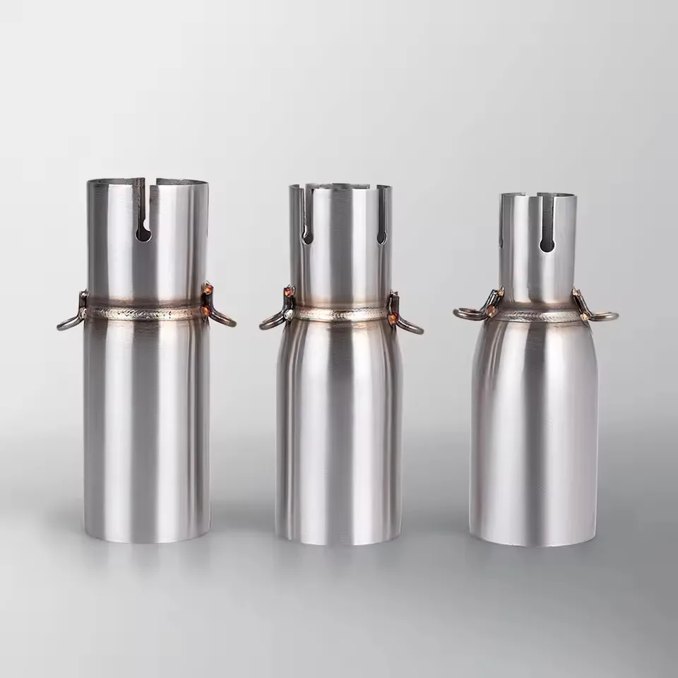 

Motorcycle Modified Exhaust Pipe, Suitable for 28-45mm Adapter, 51mm Middle Link Pipe, Various Sizes Slip-On Connecting Pipe