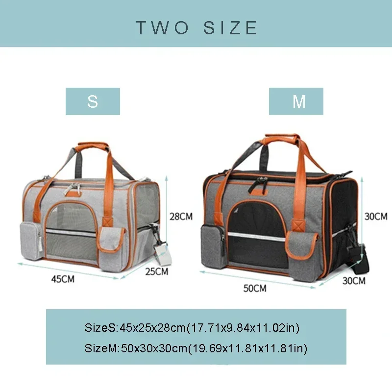 

Crossbody Bag Pet Backpack Solid Color Multi Purpose Shoulder Bag Cat and Dog Supplies Pet Strap Dog Strap