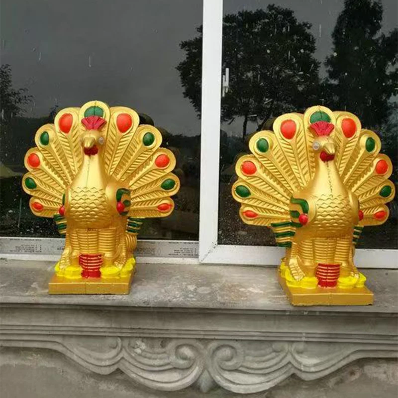 

Prefabricated Garden Decoration Concrete Animal Peacock Mold Villa Courtyard Plastic Mold Decoration European Style Courtyard