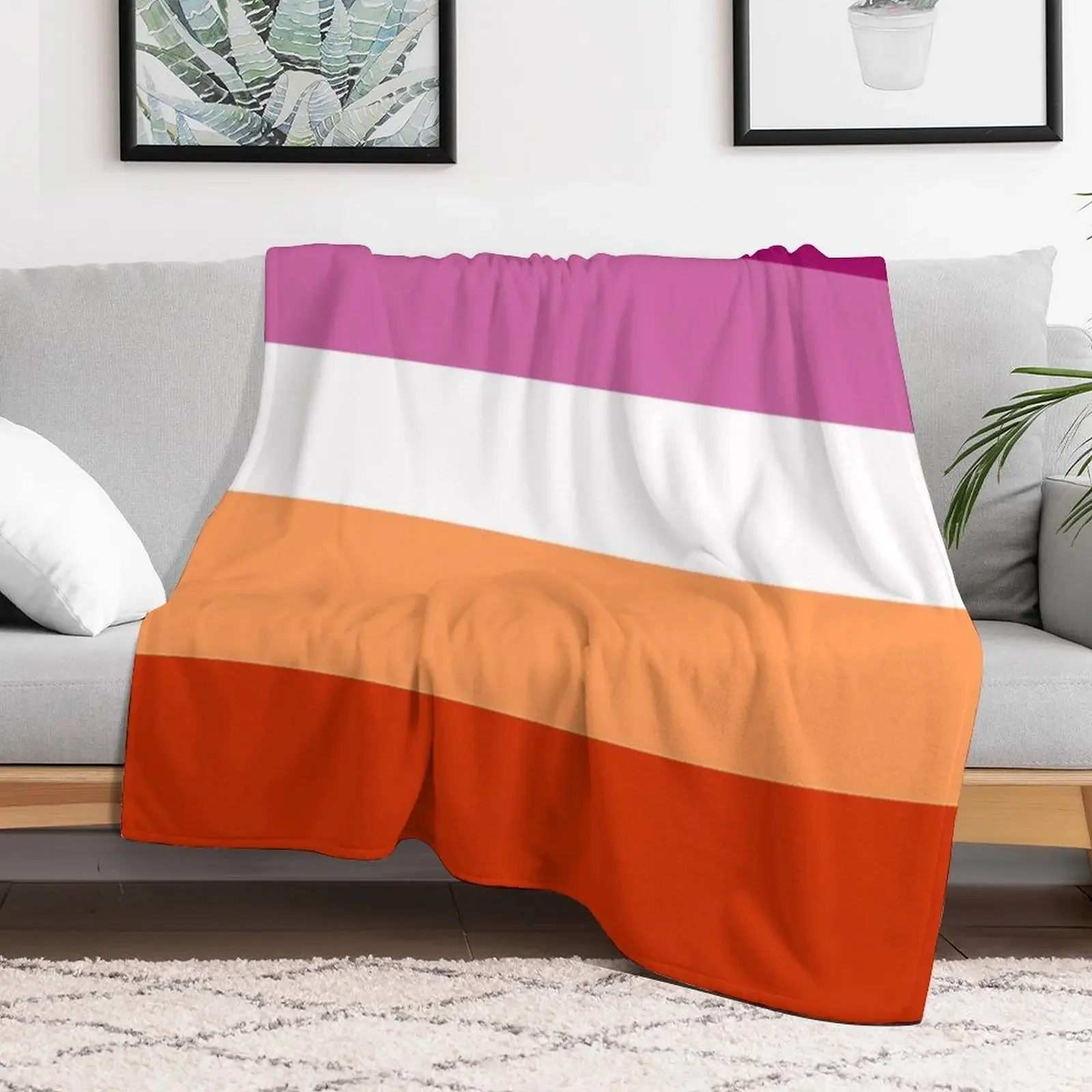 new lesbian flag Throw Blanket Comforter For Baby sofa bed Blankets Sofas Of Decoration Blankets