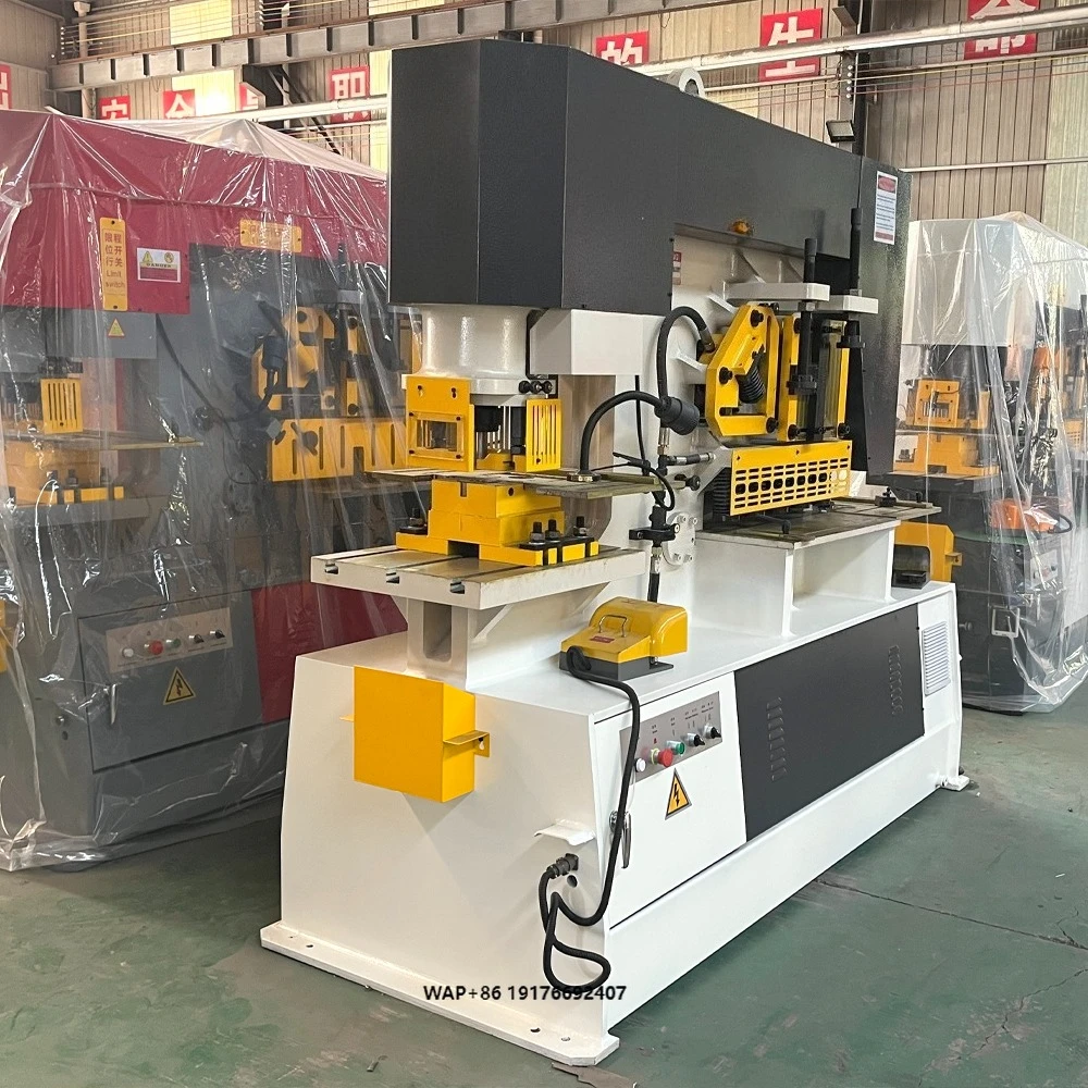 Q35Y-25 CNC Hydraulic Ironworker 120T High Productivity Multi-Function Angle Steel Punch Shear Machine for Metal
