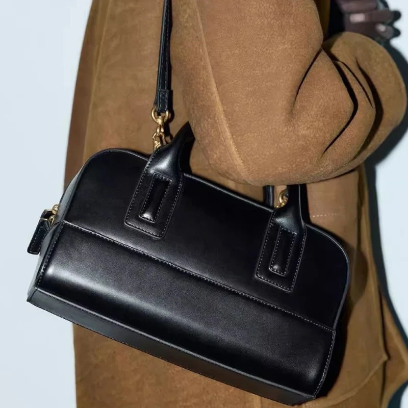 

New Large-Capacity Pillow Bag High-Quality Women Handbag Versatile Retro pu leather Single Shoulder Bag Crossbody Bag