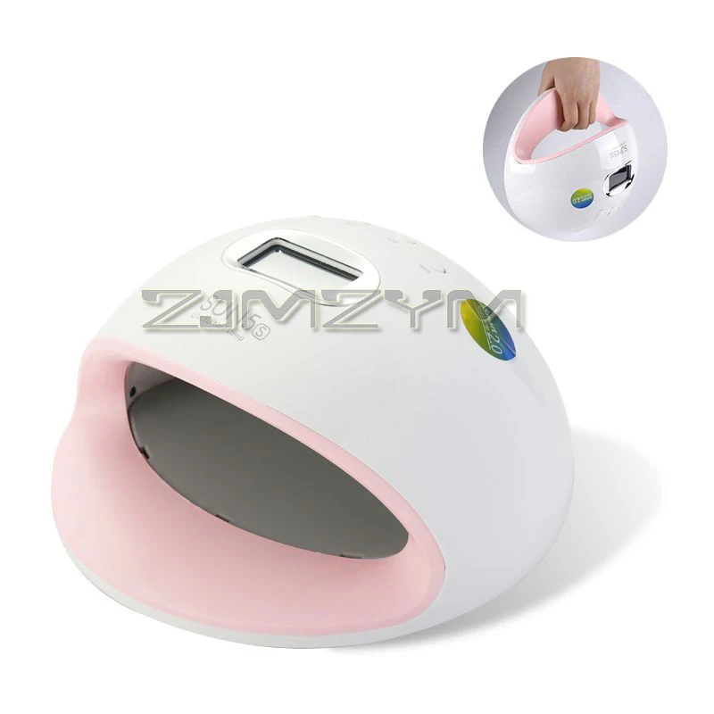 72W 5S Hand-held Nail Lamp For Curing All Types Gel Polish Nail Dryer UV 30Pcs Leds Apparatus For Manicure Polisher Machine