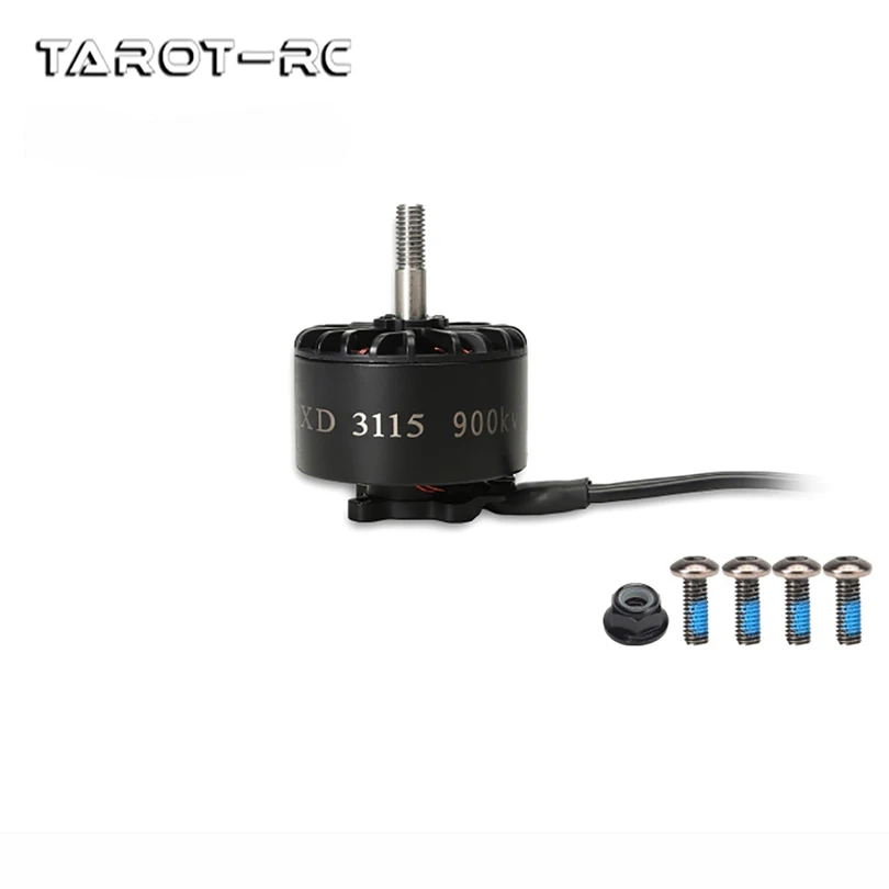 Tarot-RC 3115 900KV Brushless Motor High Efficiency FPV Racing Drone 18AWG 250mm NSK-5x11x5mm Bearings For 9-10 inche Quadcopter