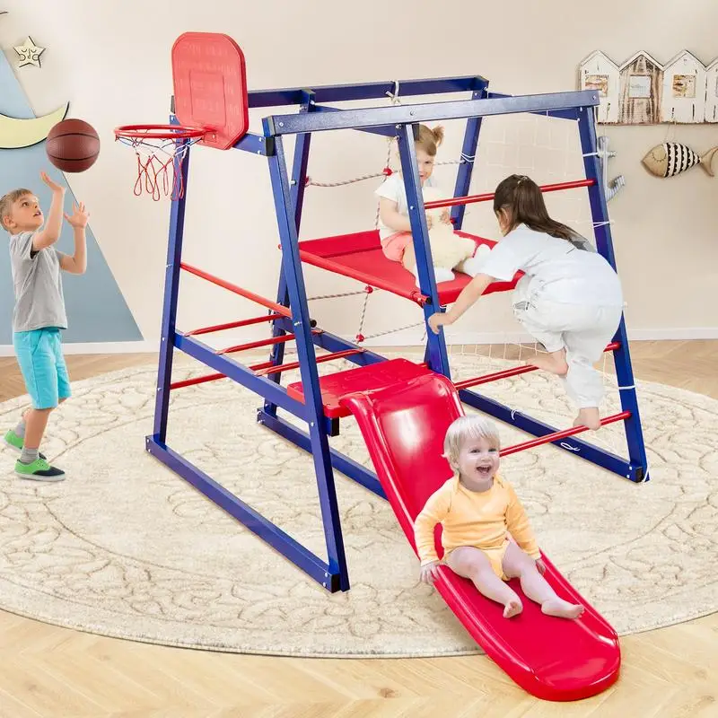 

7-In-1 Metal Toddler Climbing Toys for 3-7 Years Old