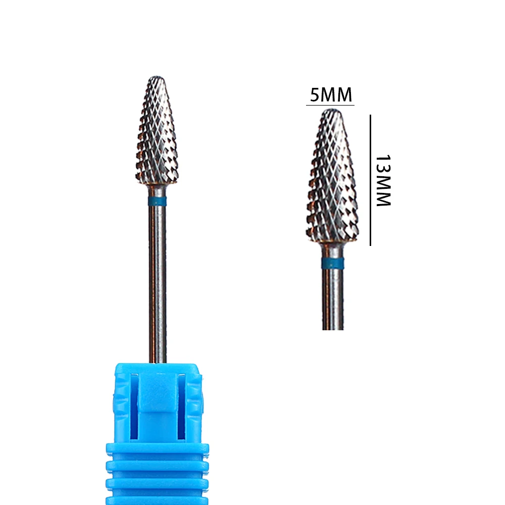 1pcs Carbide Nail Drill Bit Milling Cutter For Manicure Pedicure Burrs Accessories Nails Art Tool Shank Carving Polishing