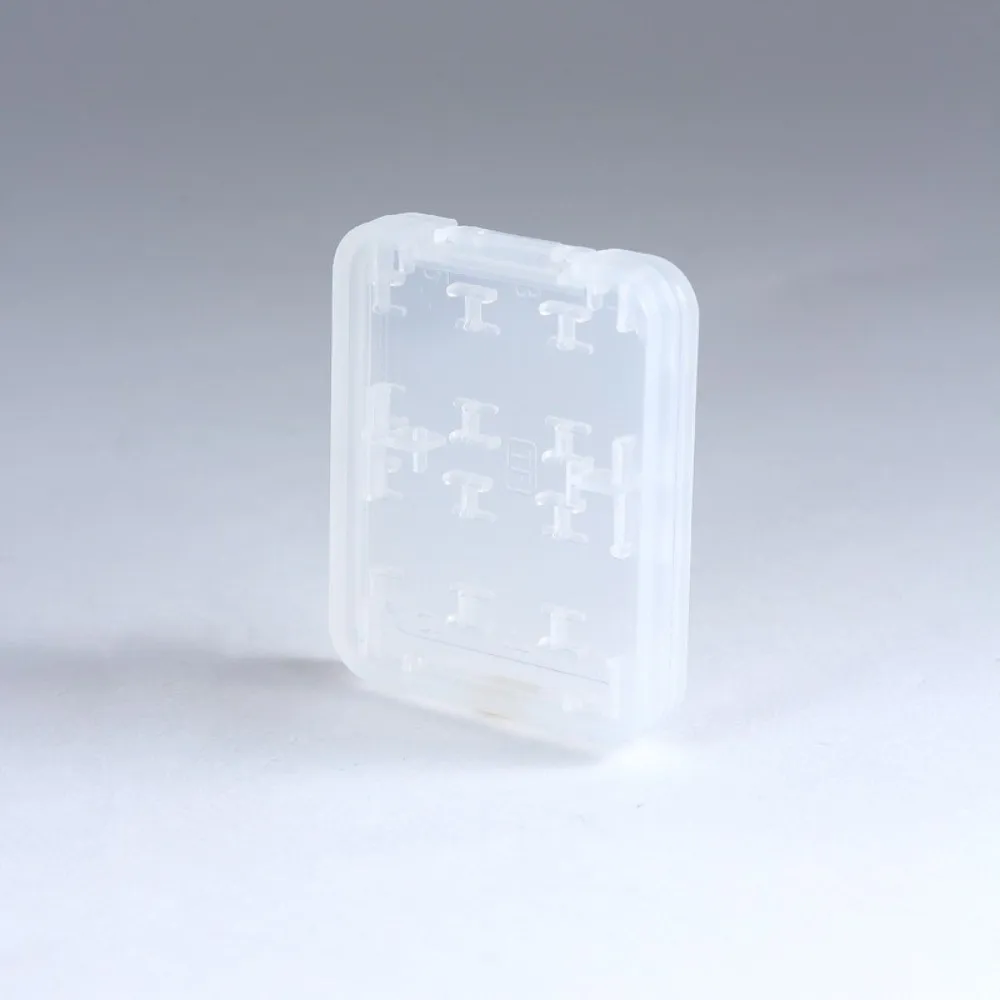 Waterproof Memory Card Storage Case Transparent Plastic SD Card Holder Dustproof Memory Card Protector SD SDHC TF MS Memory Card