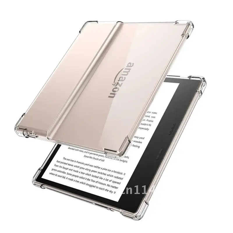 Silicon TPU Transparent Airbag Cover Anti-fall Case for Kindle Paperwhite 2 3 4 2018 10th Generation PQ94WIF