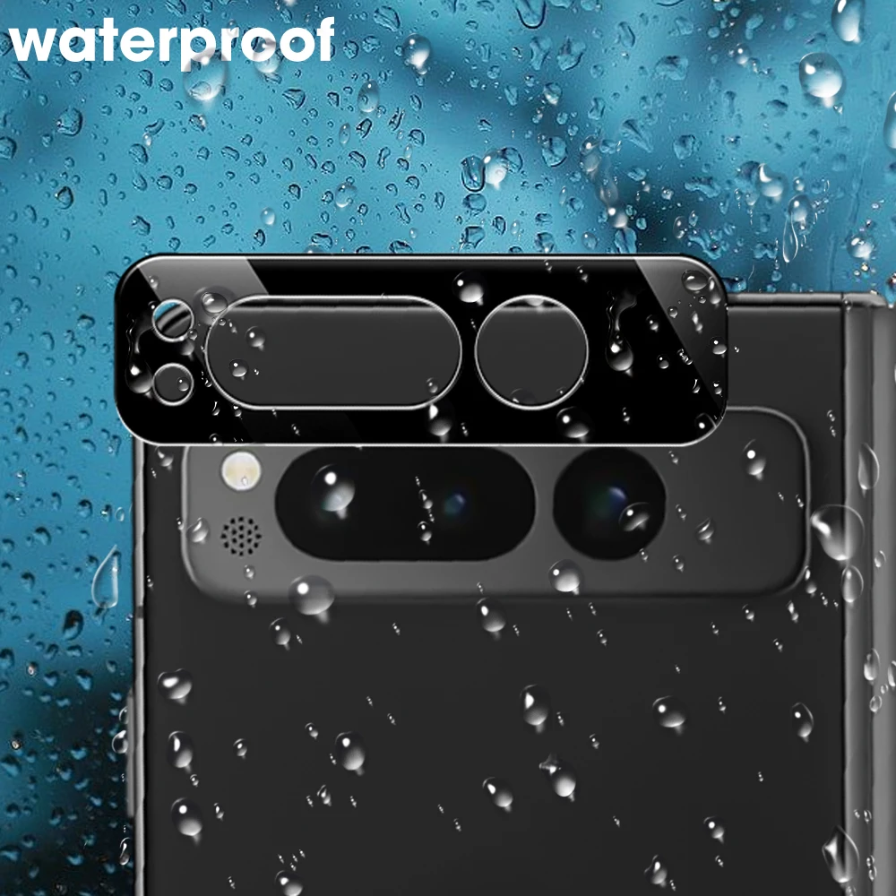 Protetor De Lente De Câmera Transparente Para Google Pixel Fold, Capa De Vidro 3D, Película Protetora HD